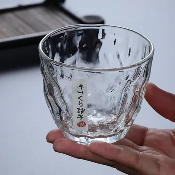 2 Adet Japon Çekiç Desen viski bardağı Isıya dayanıklı Şeffaf Suyu çay bardağı Likör XO Brendi içme bardakları Hediye 200ml