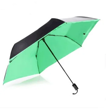 (2 adet / grup) havacılık karbon fiberglas şemsiye üç kat superlight 5 kez renk kaplama anti-uv şemsiye Yağmur dişli