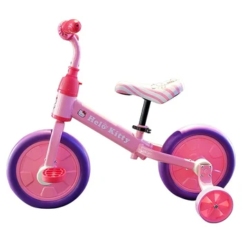 2 İn 1 Bebek Üç Tekerlekli Bisiklet Çocuk Denge Bisikleti Çocuklar Yürüyüş Scooter 1-6 Yaşında çocuk Üç Tekerlekli Bisiklet Çocuklar binilen oyuncaklar Yürümeye Başlayan Bisiklet