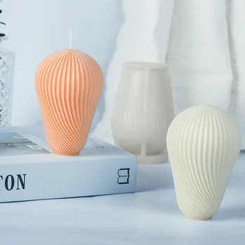 Aromaterapi Mum silikon kalıp DIY El Yapımı Sabun Mum Kalıpları Mum Yapımı için 3D silikon kalıp s