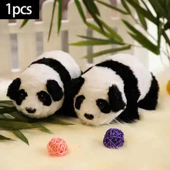 Elektrikli Sondaj Yürüyüş Panda Bebek Oyuncak müzikal Hediye Dolması Hayvan