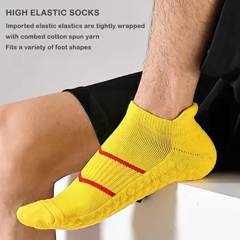 Erkekler Nefes Ayak Bileği Çorap Parlak Renk No Show Çorap Koşu Deodorant Görünmez Çorap Moda 2022 Seyahat Spor Pamuk Çift T2G3