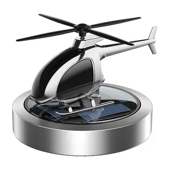 Güneş enerjili küçük helikopter bir araca monte popüler iç dekorasyon parfüm aromaterapi arkadaşlar için hediyeler