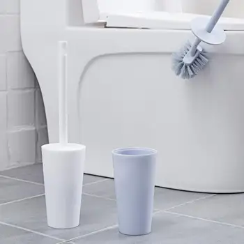 Hafif 1 Takım Faydalı Banyo Temizleme Aracı Tuvalet Fırçası 2 Renk Tuvalet Temizleme Fırçası Ev için Basit