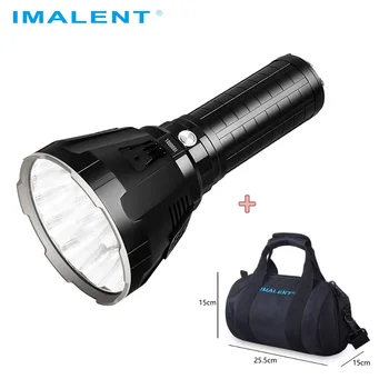 IMALENT MS18 LED el feneri Şarj Edilebilir CREE XHP70. 2 Su Geçirmez Torch ile 21700 Pil + OLED Ekran Akıllı Şarj