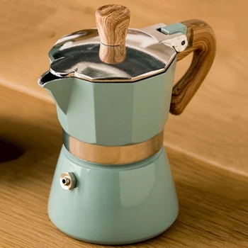 Kahve makinesi Pot alüminyum Moka Espresso Percolator Pot kahve su ısıtıcısı kafeterya Espresso Percolator Stovetop kahve makinesi
