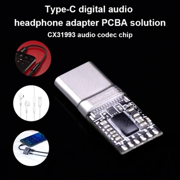 Sıcak TTKK Tip-C Dijital Ses Modülü In-Line Kulaklık Çözümü CX31993 Xiaomi Samsung İpad İçin Adaptör Modülü