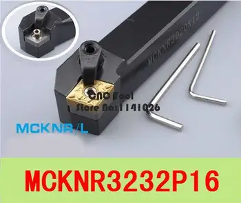 Yüksek Kaliteli MCKNR3232P16 / MCKNL3232P16 Torna Araçları 75 Derece Takım bit Harici Vidalı Kilitli