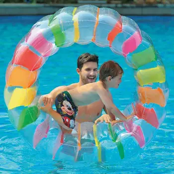 Çocuk Havuzu Emekleme Rulo Yenilebilir su silindiri Topu Oyuncak Çim su oyuncakları Yenilebilir Ebeveyn-çocuk Havuzu Oyuncak Rastgele Renk