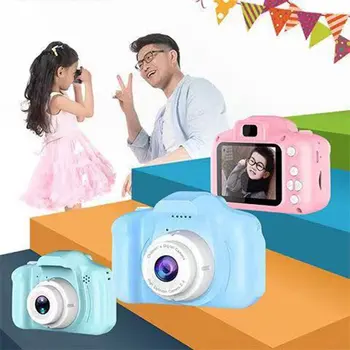 Çocuklar Kamera Mini Eğitici Oyuncaklar Çocuklar İçin Bebek Hediyeleri doğum günü hediyesi dijital kamera 1080P Projeksiyon Video Kamera