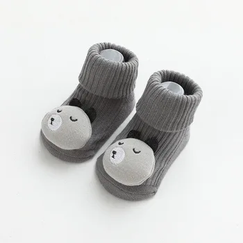 1@ # 1 Çift 0-3 Yaşındaki Bebek Çorap Yaz Pamuk Karikatür Ayı Çocuk Çorap Kız Sevimli Yenidoğan Erkek Toddler Bebek Çorap