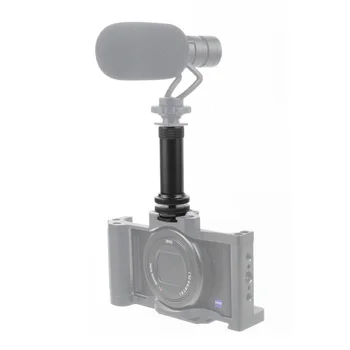 1/4 İnç Uzatma Sütun tripod bağlama aparatı Braketi ColdShoe Adaptörü DSLR Monopod için Mikrofon Monitör Lambası Flaş Işığı Aksesuarı