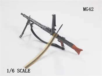 1/6 ölçekli Asker Modeli Aksesuarları MG42 Makineli tüfek Modeli için 12 