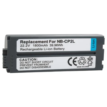1 Adet 1800 mAh NB-CP2L NB CP2L canon için pil NB-CP1L CP2L Canon Fotoğraf Yazıcıları SELPHY CP800, CP900, CP910, CP1200, CP100, CP1300