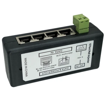 1 Adet Plastik POE Güç cctv için adaptör Gözetim IP Kameralar Ethernet üzerinden güç adaptörü