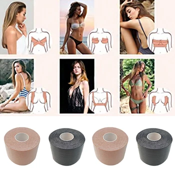 1 Rulo 5M Kadın Meme Meme Kapakları Push Up Sütyen Vücut Görünmez Meme Kaldırma bant yapışkan Sütyen Intimates Seksi Bralette Pasties