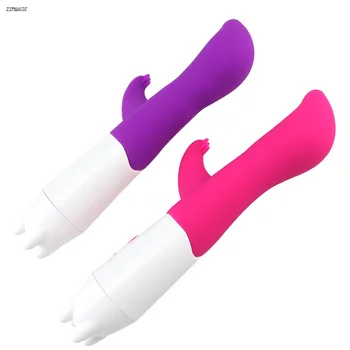 10 Hız Güçlü Tavşanlar Vibratör Klitoris Stimülatörü Çift G Noktası Masaj Seks Oyuncakları Kadınlar İçin Kadın mastürbasyon için Seks Shop