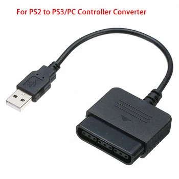 10 adet/grup PS1 / PS2 Dualshock Joypad GamePad PS3 PC USB Oyun Denetleyicisi Adaptörü dönüştürücü kablosu Sürücü olmadan