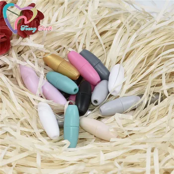 1000 ADET Bebek Dişlikleri Emzik Klip Zincir Aksesuarları Renkli Plastik Ayrılıkçı Klipsler Diş Çıkarma Kolye Yapımı İçin Güvenli