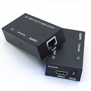 1080P FHD HDMI Uyumlu RJ45 60M Genişletici Splitter Verici ve Alıcı Ethernet KEDİ 5E / 6 TV PC Dizüstü HD TV
