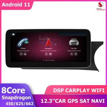 12.3 ' Araba Android 11 DSP Carplay GPS Oynatıcı Mercedes Benz C Sınıfı İçin W204 RHD 2011-2014 NTG4. 5 Snapdragon 8G + 256G BT WIFI 4G LTE