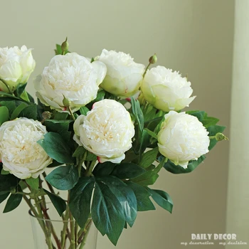 12 adet / grup !! toptan güzel yapay şakayık çiçekleri düğün dekoratif şakayık çiçekleri 66 cm Uzun ipek şakayık çiçek