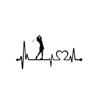 13X4. 25CM Bayan Golfçü Bayanlar Golf Kalp Atışı Yaşam Çizgisi çıkartma Çantası Sürücü Putt