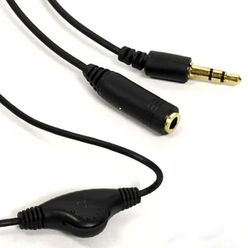 1m AUX Kablosu 3.5 mm Ses Uzatma Kablosu Jack Erkek Kadın Kulaklık Kablosu M / F Setero Ses Kablosu Araba Kulaklık Hoparlör