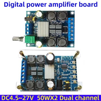 2 * 50W Dijital Yüksek güç amplifikatörü Kurulu DC4. 5-27V TPA3116D2 Çift Kanallı Stereo Müzik kablosuz hoparlör Modülü ses amplifikatörü