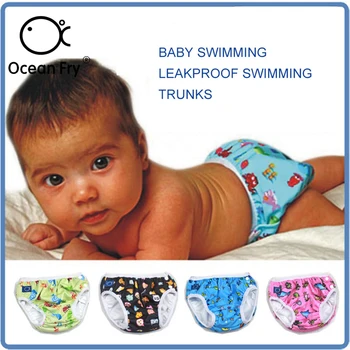 2 adet Bebek Sızdırmaz Pantolon Yenidoğan Yüzme Bezi Yürüyor Bebek Swim Nappy Kullanımlık alıştırma külodu Çocuklar İçin Erkek Kız 8 Renk