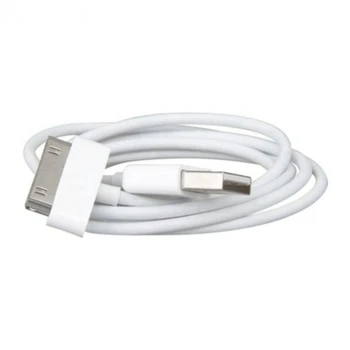 2000 adet 1M USB kablosu Hızlı Şarj 30 Pin Şarj Adaptörü Kabloları Şarj iPhone 4 4s için 3GS iPad 2 3 iPod Nano İtouch Veri Kablosu