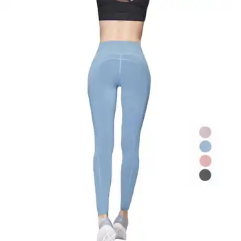 2019 Kadın Spor Capri Çalışır Hızlı Kuru Gymming Pantolon Yogaing Egzersiz Fitness Yüksek Bel Legging Egzersiz kadın giyim 18188
