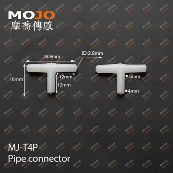 2020 MJ-T4P 4mm PP Tee typewater konektörü (100 adet / grup)