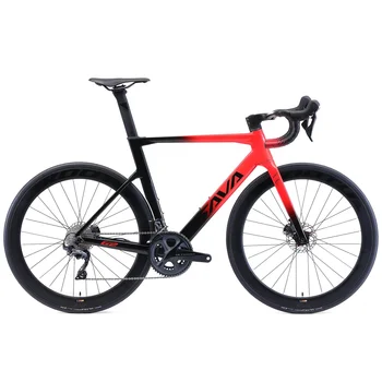 2022 SAVA Yeni Model Entegre Kolu Tam karbon disk fren Bisiklet SHİMANO ULTEGRA R8000 Karbon Çerçeve Yarış Bisikletleri