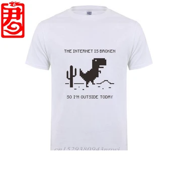 2023 özel tişört Erkekler Tshirt İnternet Kırık Web Sayfası Bilgisayar Pamuk Messi T-Shirt Komik Erkek T Shirt Üstleri Tee Camisetas