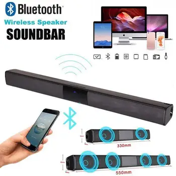 20W Bluetooth uyumlu Hoparlörler Hifi Ev Surround Sistemi Soundbar Stereo Kablolu Kablosuz PC Sineması TV Hoparlör Subwoofer