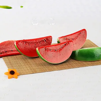 3 ADET Yapay Karpuz Gerçekçi Simülasyon Meyve Sahte Meyve Fotoğraf Prop Simülasyon Modeli Süsler