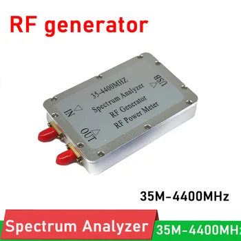 35 MHZ-4400 MHz sinyal jeneratörü Basit Spektrum Analizörü frekans Süpürme sinyal kaynağı RF güç ölçer USB PC Yazılım kontrolü