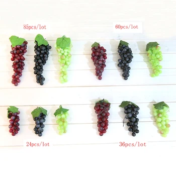 4 adet yapay meyve Plastik Sahte Meyve yapay üzüm ve yapay plastik sahte simüle üzüm