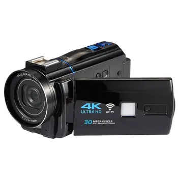 4K 30 Megapiksel Spor FHD-DV4K Yeni Profesyonel Dijital Kamera Yüksek Çözünürlüklü Dokunmatik Ekran Spor DV Kamera