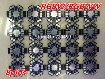50 adet Yüksek Güç LED Alüminyum Taban Plakası 4W RGBW LED Lamba PCB kartı için 1W 3W 5W LED çip