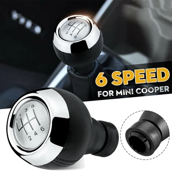 6 Hız Manuel manuel vites topuzu Sopa Vites Kolu Mini Cooper için R50 R53 R55 R56 R60