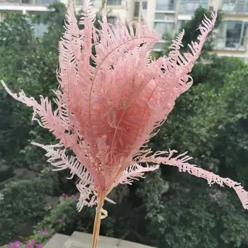 8 adet/30-35 cm, doğa Korunmuş Osmunda japonica buket, Ebedi Fern yaprak DIY cam kapak yüzen çiçek malzeme Düğün dekor