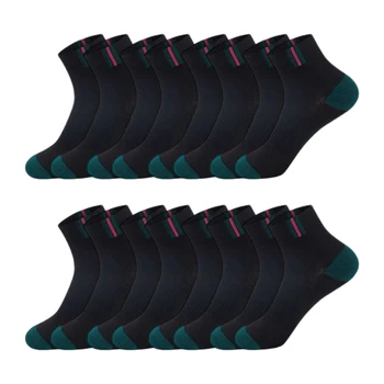 8 Çift / grup Erkekler Yaz Örgü spor çoraplar Ter emici Nefes Çorap Renkli Erkekler Atletizm Çorap Pamuk spor çorapları
