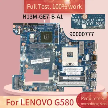 90000777 LENOVO G580 LA-7981P 11S90000777ZZ SLJ8E N13M-GE7-B-A1 DDR3 anakart Anakart tam test 100 % çalışma