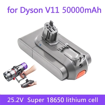 Aicherish 25.2 V 50000mAh Marka Yeni Dyson V11 Pil Mutlak Li-ion Elektrikli Süpürge Şarj Edilebilir Süper Lityum Pil