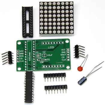 Akıllı Elektronik MAX7219 MAX 7219 Nokta matris LED Ekran Modülü DIY kiti MCU kontrol Arduino için