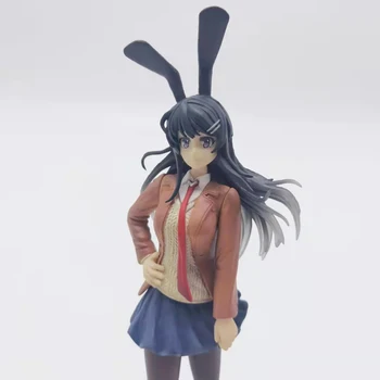 Anime Rascal Değil Rüya Tavşan Kız Senpai Tavşan Sakurajima Mai ANİPLEX Seksi Kızlar PVC Aksiyon Figürleri Oyuncaklar 24cm