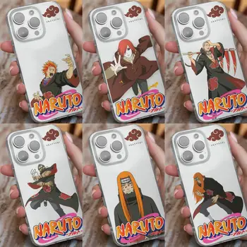 Anime İphone 14 Pro Max Durumda Hitachi Oyuncaklar 13 12 11 X XR XS 8 7 Artı Akatsuki Silikon Naruto Düşme Direnci Şeffaf Ağrı Yumuşak