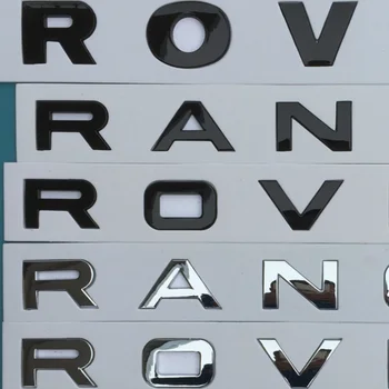 Araba ABS çıkartmalar Styling Hood Trunk Logo Rozeti Range Rover Sport Evoque DİSCOVERY Stil Gövde Logosu Harfler Amblemi